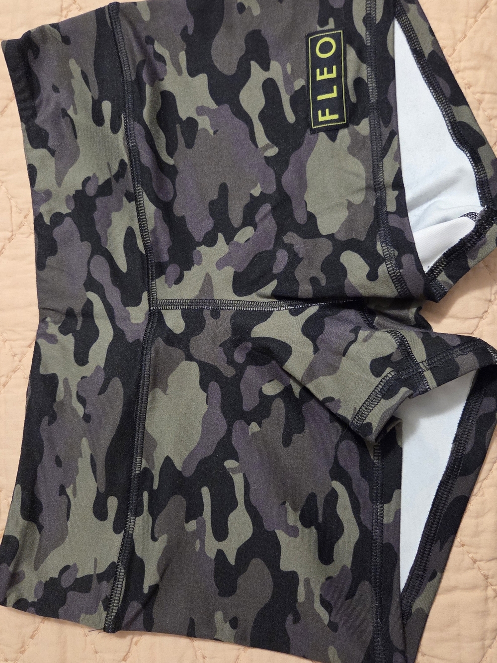 Fleo Women’s Grape Camo Performance Shorts